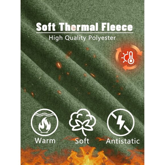 Women’s Fleece Jacket Lightweight Zip Up Warm Casual Pockets Outdoor - Picture 4 of 8